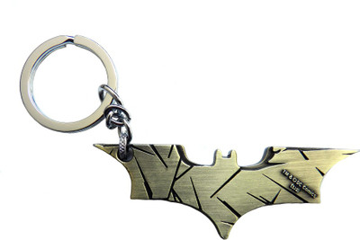 

Techpro Metal Golden Color Batman Bat Key Chain(Silver)