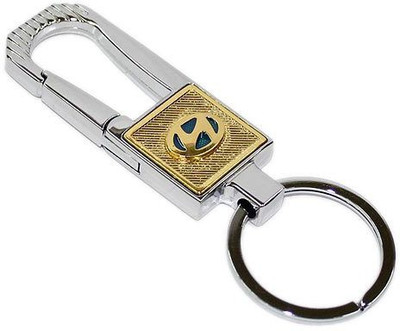 

Aura Hyundai Imported Hook Key Chain(Silver, Gold, Blue)