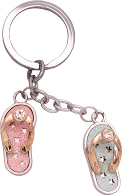 

Oyedeal KYCN1179 Stone Studded Flip Flops Key Chain(Multicolor)