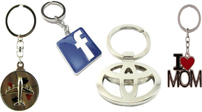 

Alexus Alexus 4 combo of key ring Key Chain