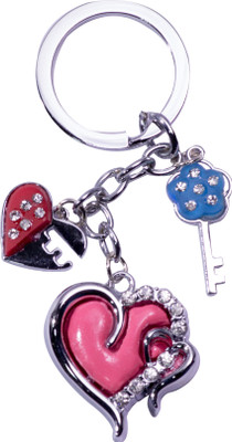 

Oyedeal Studded Heart with Key KYCN1676 Key Chain(Multicolor)