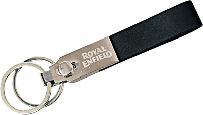 

U R God Royal Enfield Bike Leather Locking Key Chain(Black)