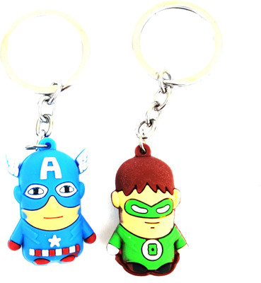 

Akki Collection captain hulk Locking Key Chain(Multicolor)