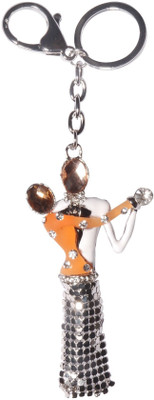 

Oyedeal Studded Stone Tango Dancing Couple Locking Key Chain(Multicolor)
