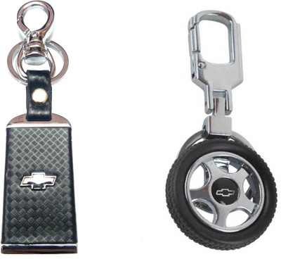 

City Choice Combo of Wheel Hook Locking Key Chain(Black)