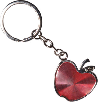 

Oyedeal Apple Shaped Metal Key Chain(Red)