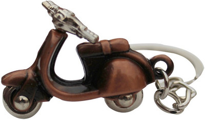 

CTW Funky Full Metalic Scooter Key Chain(Gold)