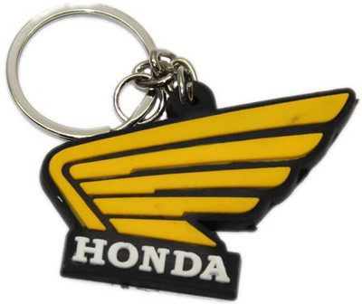 

24x7 Shop Honda Rubber Key Chain(Yellow, Black)