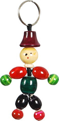 

MNC Channapatna Wooden Joker Key Chain Key Chain(Multicolor)