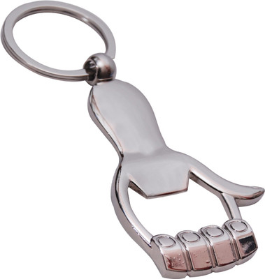 

Zeroza Thumb Shaped Bottle Opener FY21 Key Chain(Silver)