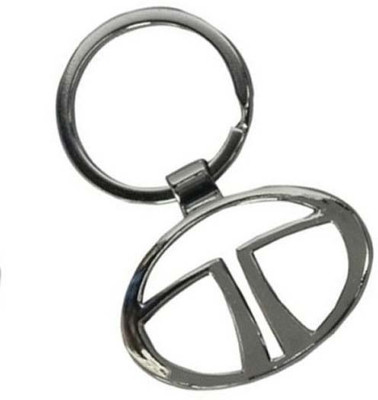 

Amor Tata Logo Metal Car Keychain Key Chain(Silver)