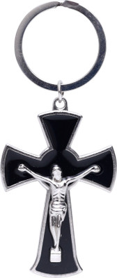 

Dealfinity Cross Black Metal DKYCN1577 Key Chain(Multicolor)
