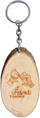 

Oyedeal Friends Forever Wooden Tree Slice Key Chain(Multicolor)