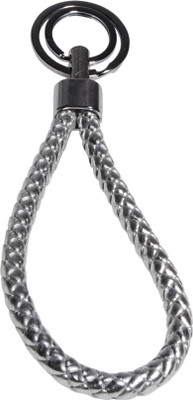 

Oyedeal Braided Nylon Rope Key Chain(Silver)