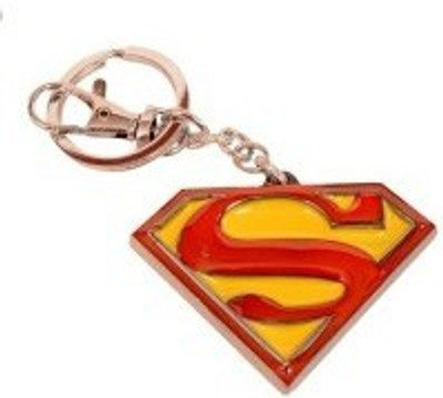 

U R God Metal Superman Locking Key Chain(Red, Yellow)