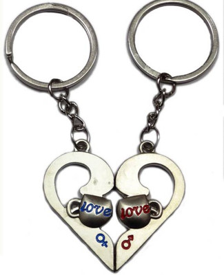 

MGP Love Cup Magnet Metal Ring Key Chain Key Chain(Multicolor)
