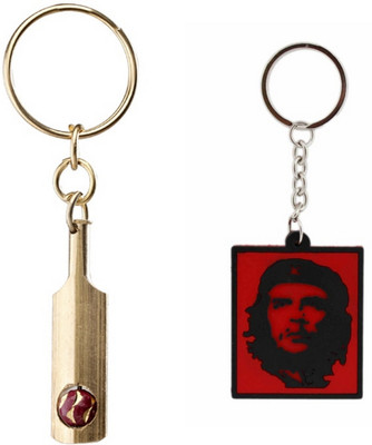 

Skyways Pack of 2 Key Chain(Red, Gold)