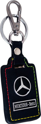 

Forty Creek Rectangular Mercedes Benz Locking Key Chain(Black)