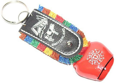 

Aura Big Imported Swiss DDLJ Cowbell Cow Bell Locking Key Chain(Multicolor)