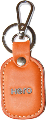 

Tech Fashion Hero Leather Stunning Tan Colour Metal ring Hook Beautiful Gift Boy Girl Men Women TF-552 Locking Key Chain(Multicolor)