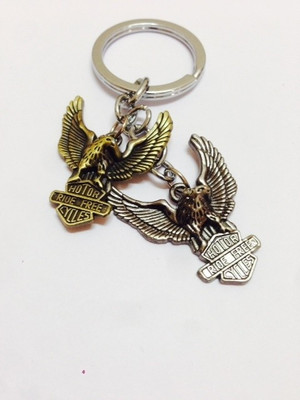 Aura Flying Eagles Key Chain(Gold, Silver) available at flipkart for Rs.175