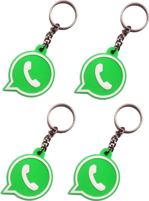 

Vibrating Phantom Whatsapp Set Of 4pcs Key Chain(Green)