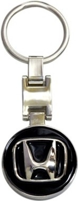

Trendy Loot Honda Metal Locking Key Chain(Black)