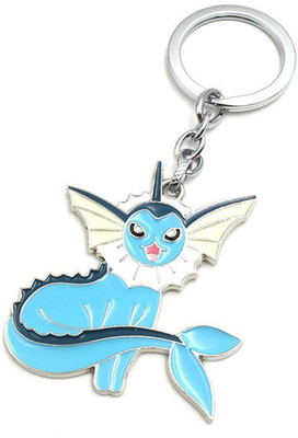 

Optimus traders Pokemon Go Vaporeon 3D metal Games Souvenir Key Chain(Blue)