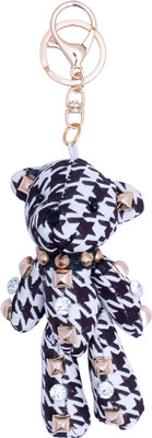 

Super Drool Embellished Black Teddy Key Chain