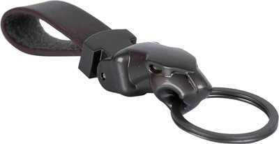 

Zeroza Jaguar Leather Metallic JR12 Key Chain(Multicolor)