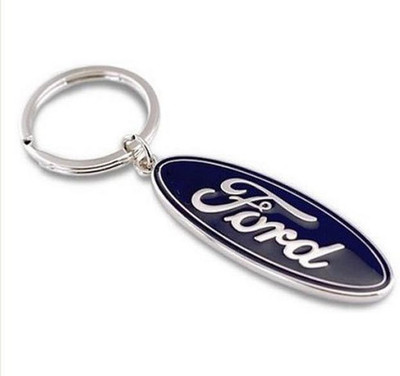 

Aura Imported Heavy Duty Ford Key Chain(Blue, Silver)
