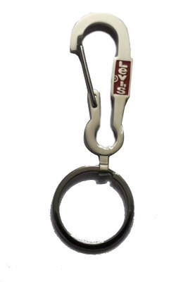 

Oyedeal Levis Hook Locking Key Chain(Silver)