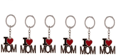 Ezone I Luv MoM_Pack of 6 Key Chain(Multicolor)