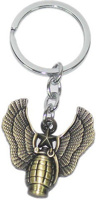 

Aura Hand Grenade Metal Key Chain(Gold)