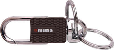 

Zeroza Omuda Lock Shape Hook ODA16 Locking Key Chain(Brown)