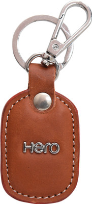 

Oyedeal Hero Faux Leather Metal KYCN1730 Locking Key Chain(Brown)