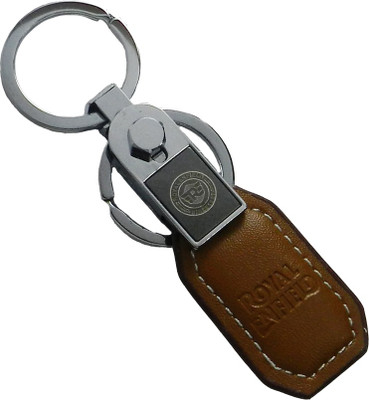 

Techpro Leatherite Brown Royal Enfield Key Chain(Multicolor)