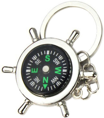 

Confident 01 Compass metal Key Chain(Multicolor)