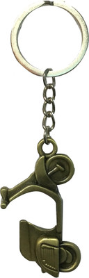 

Anishop cute funny scooter metal keyring Key Chain(Green)