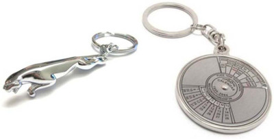 

Rashi Traders Jaguar + Calender Key Chain(Silver)