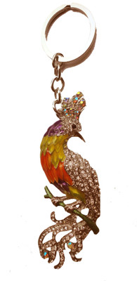 

Craftstoreindia Peacock American Diamond k4 Key Chain(Multicolor)