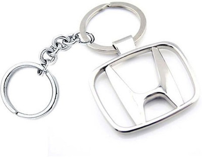

24x7 Shop Honda Cars Full Metal Key Chain(Grey)