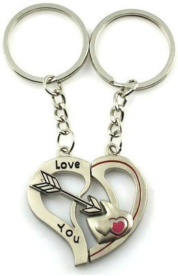 

U R God Love You Magnetic Pendant Magnetic Pair Key Chain(Multicolor)
