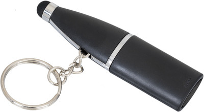 

Gadge Bottle Shape With Stylus And Pc Cleaner Black Key Chain(Black)
