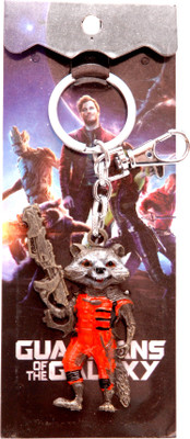 

Oyedeal Guardians of the Galaxy Rocket Raccoon Figural Pewter Key Chain(Multicolor)
