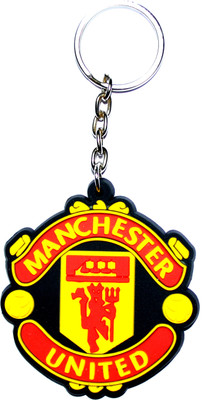 

Pin to Pen Manchester United Football Club Rubber keychain Key Chain(Multicolor)