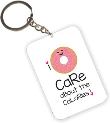 

The Crazy Me I don’t care about the calories Key Chain(Multicolor)
