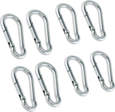 

Bikenwear Hook Locking Carabiner(Silver)