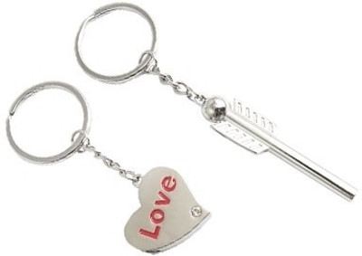 

Oyedeal Arrow Through Heart Key Chain(Silver)