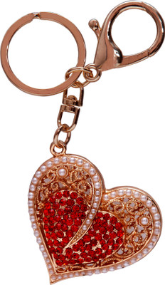 

Oyedeal Stone Studded Heart SD01 Locking Key Chain(Multicolor)